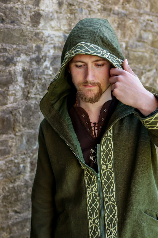 Celtic Fusion Design, Irish-designed folklore-inspired clothing created with a focus on sustainability, natural textures, and