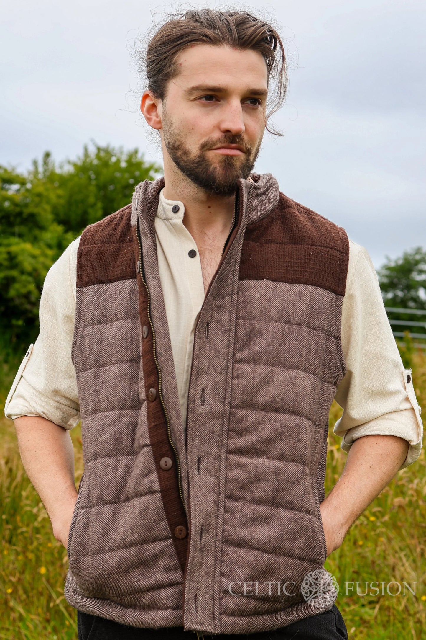 Celtic Fusion Design, Irish-designed folklore-inspired clothing created with a focus on sustainability, natural textures, and