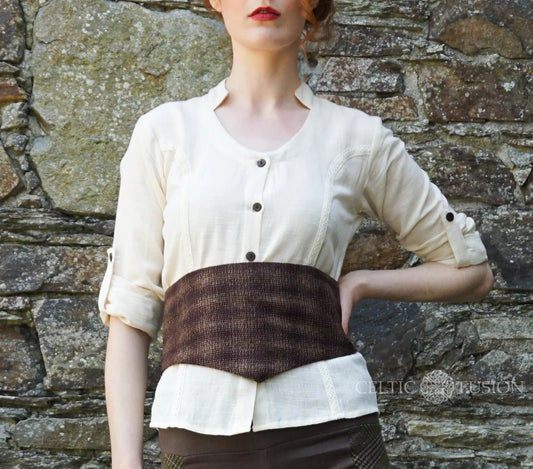 Celtic Fusion Design, Irish-designed folklore-inspired clothing created with a focus on sustainability, natural textures, and