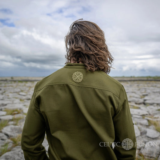Celtic Fusion Design, Irish-designed folklore-inspired clothing created with a focus on sustainability, natural textures, and