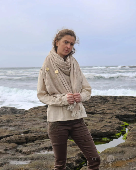 Celtic Fusion Design, Irish-designed folklore-inspired clothing created with a focus on sustainability, natural textures, and