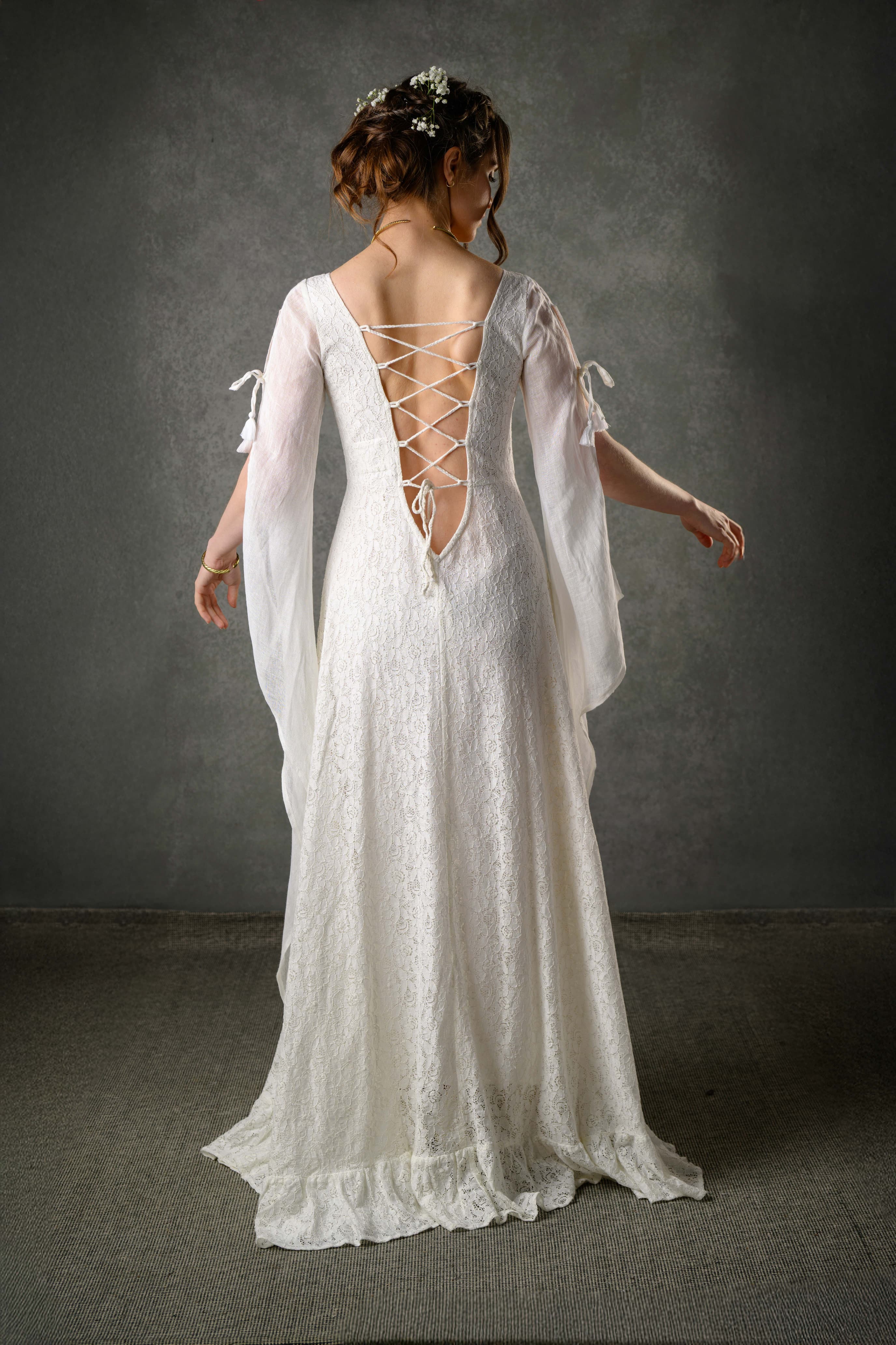 celtic blue wedding dress Fairytale Size | UK sizes:9 Dress Amy Winehouse wore Nadia Medieval dress led weddings