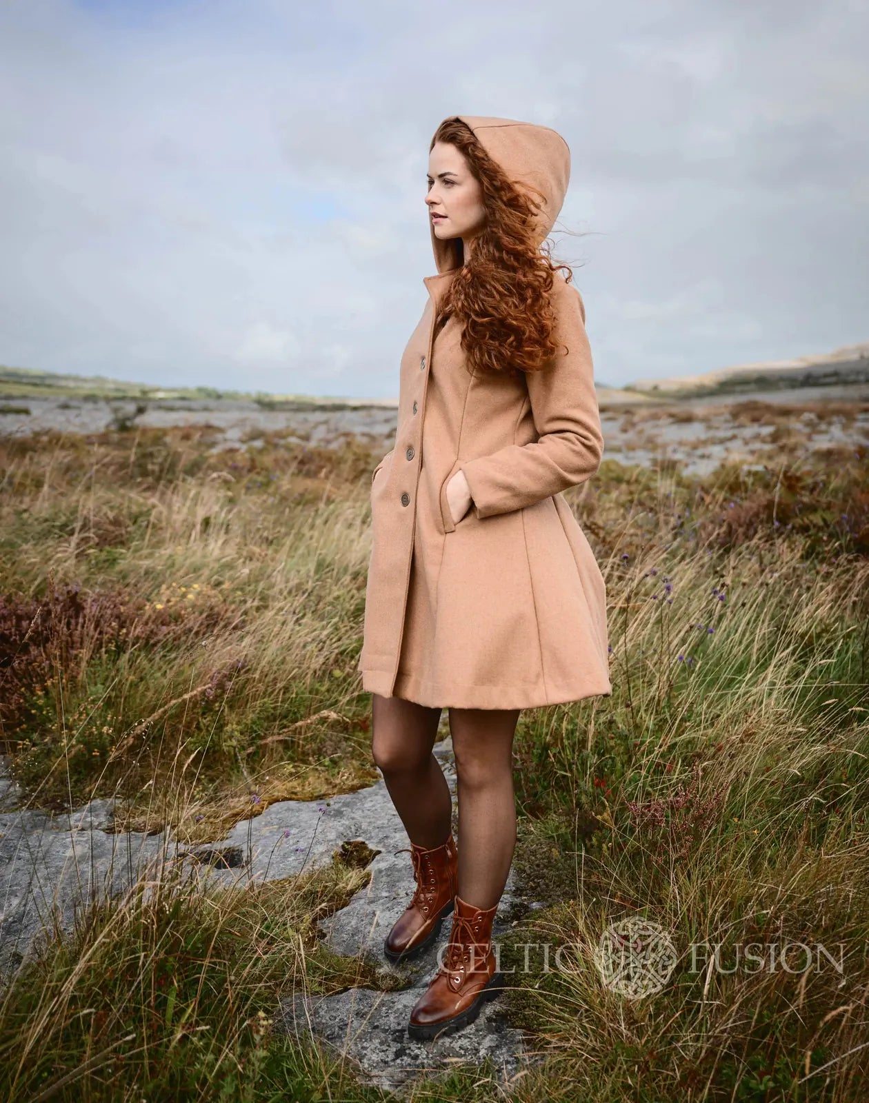 Celtic Fusion Design, Irish-designed folklore-inspired clothing created with a focus on sustainability, natural textures, and