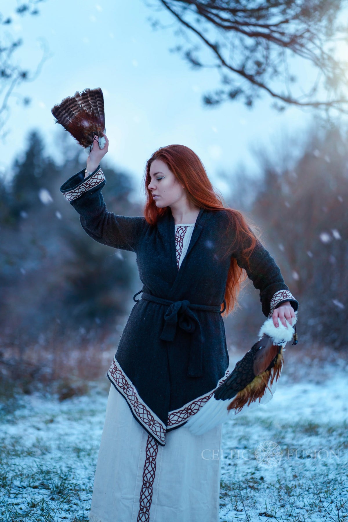 Celtic Fusion Design, Irish-designed folklore-inspired clothing created with a focus on sustainability, natural textures, and