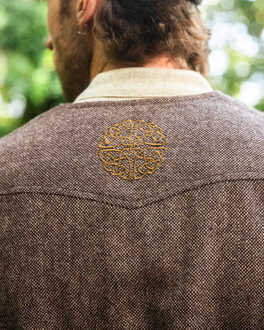 Celtic Fusion Design, Irish-designed folklore-inspired clothing created with a focus on sustainability, natural textures, and