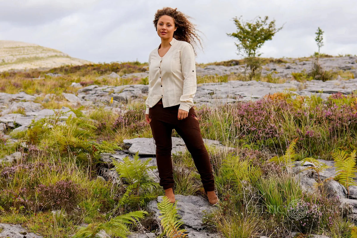 Celtic Fusion Design, Irish-designed folklore-inspired clothing created with a focus on sustainability, natural textures, and