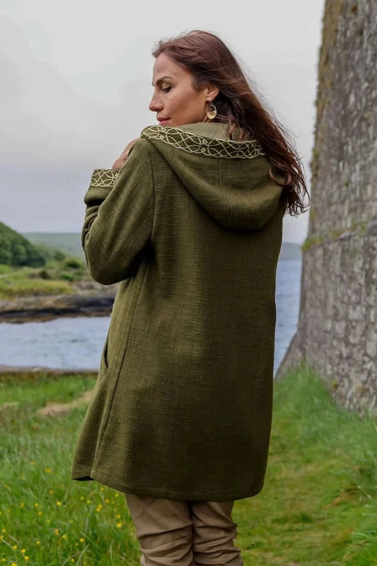 Celtic Fusion Design, Irish-designed folklore-inspired clothing created with a focus on sustainability, natural textures, and