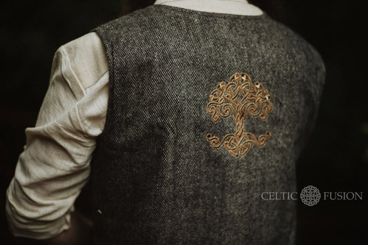 Celtic Fusion Design, Irish-designed folklore-inspired clothing created with a focus on sustainability, natural textures, and