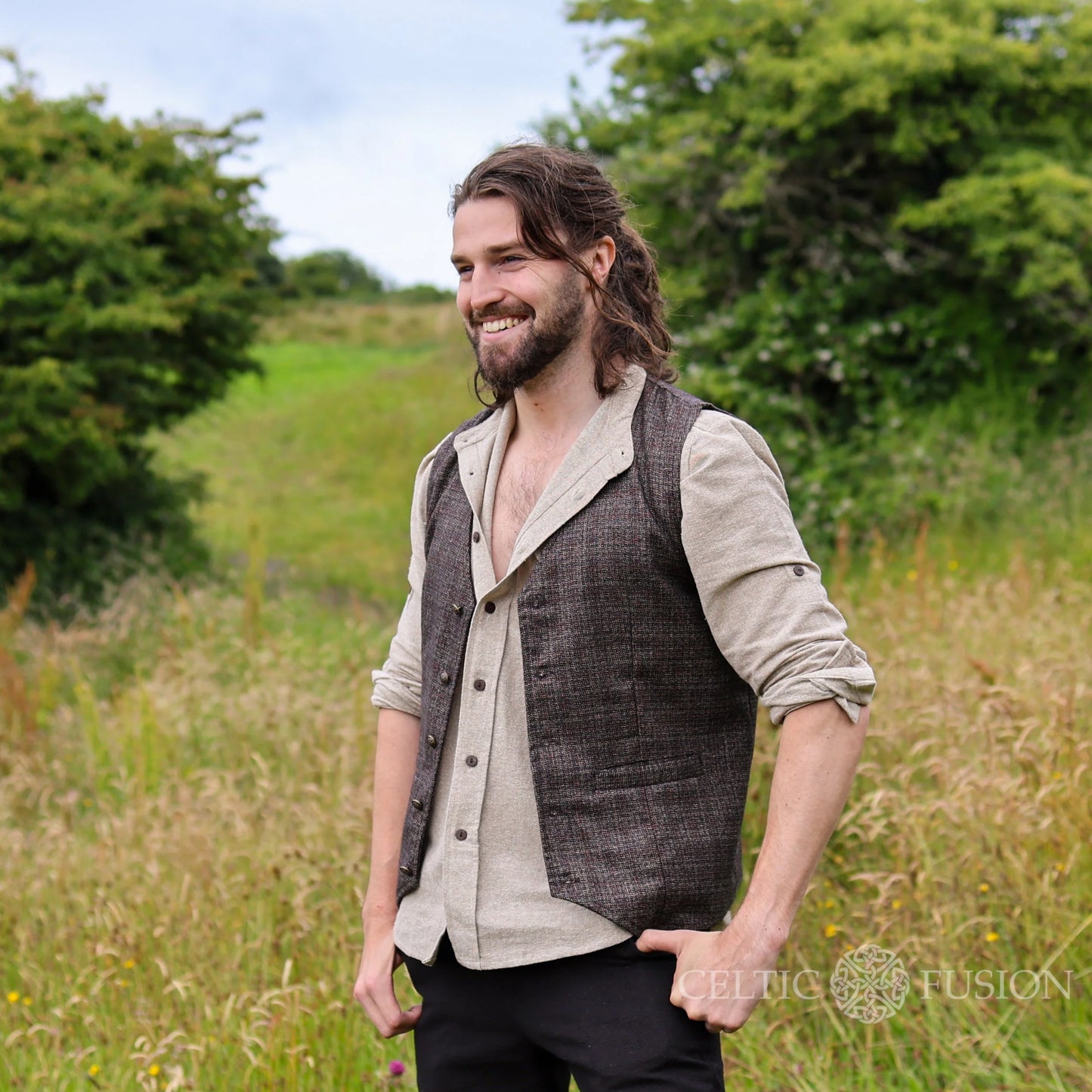 Celtic Fusion Design, Irish-designed folklore-inspired clothing created with a focus on sustainability, natural textures, and