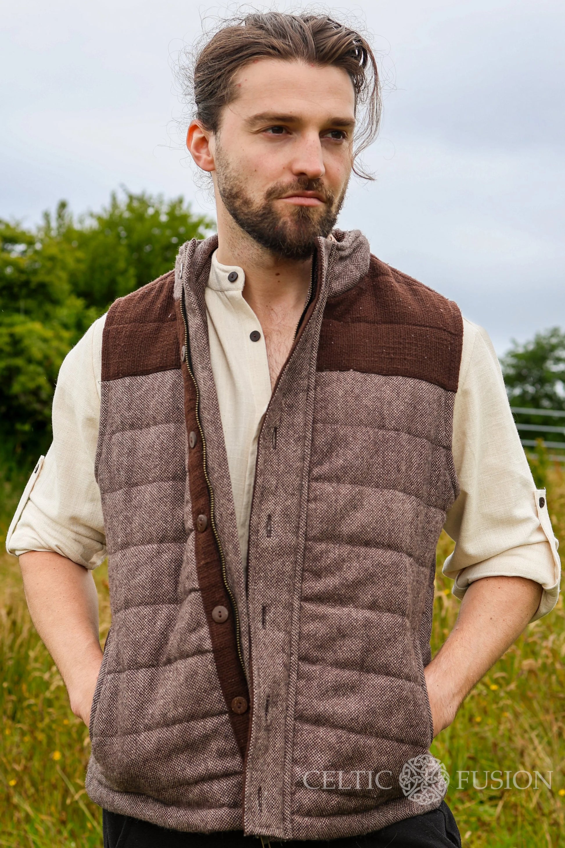 Celtic Fusion Design, Irish-designed folklore-inspired clothing created with a focus on sustainability, natural textures, and
