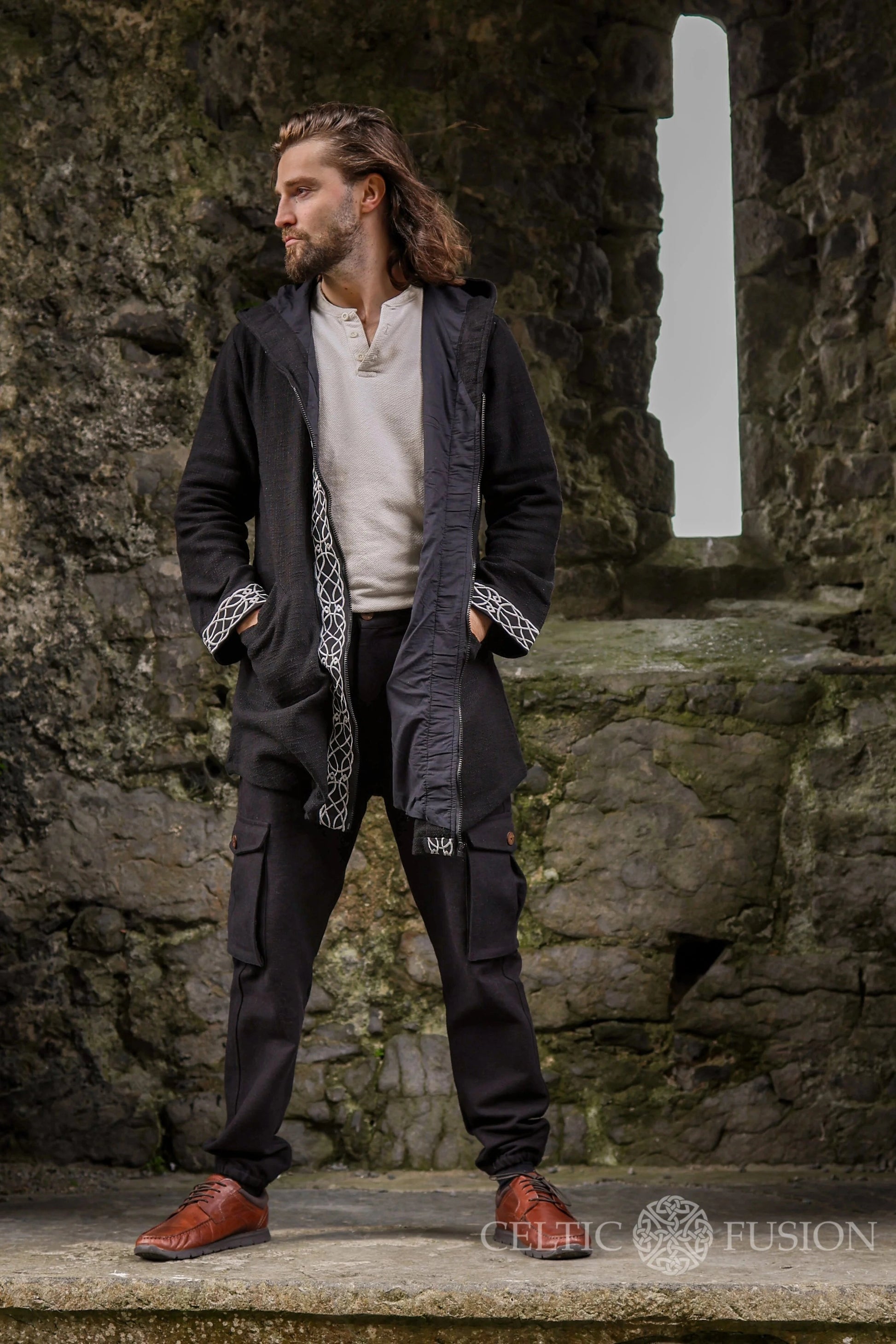 Celtic Fusion Design, Irish-designed folklore-inspired clothing created with a focus on sustainability, natural textures, and