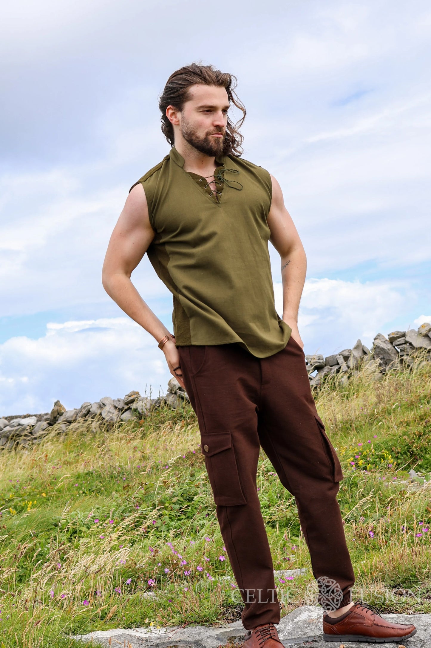Celtic Fusion Design, Irish-designed folklore-inspired clothing created with a focus on sustainability, natural textures, and