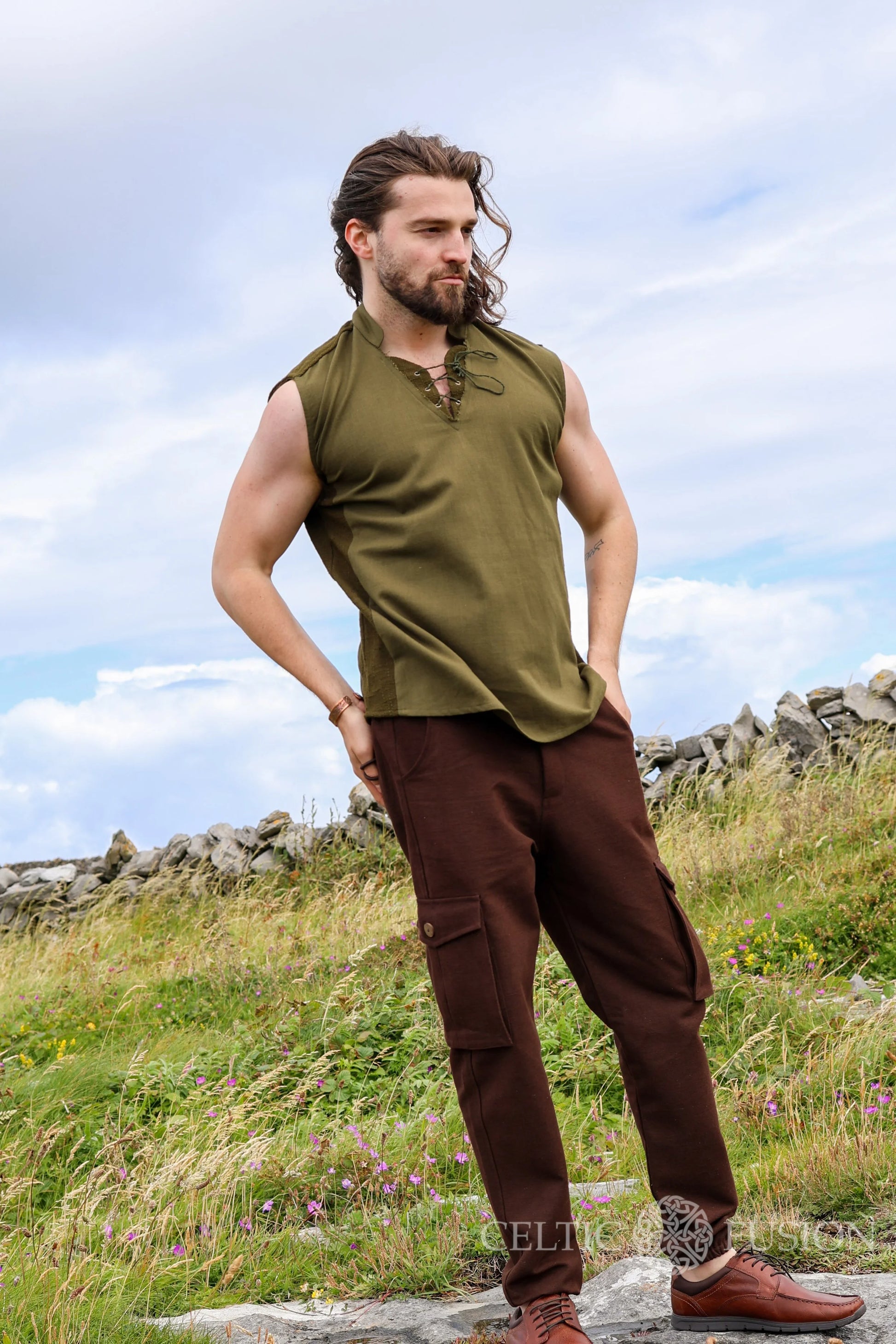 Celtic Fusion Design, Irish-designed folklore-inspired clothing created with a focus on sustainability, natural textures, and