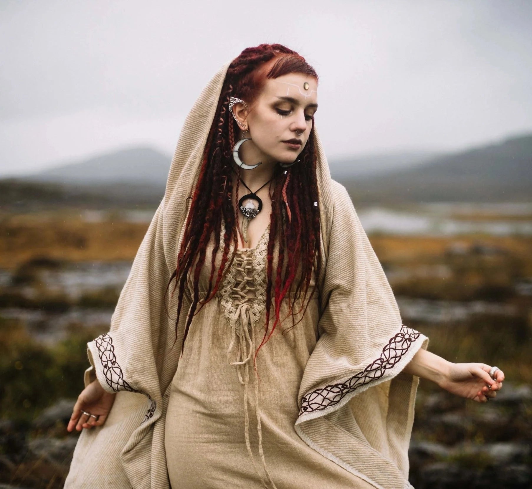 Celtic Fusion Design, Irish-designed folklore-inspired clothing created with a focus on sustainability, natural textures, and