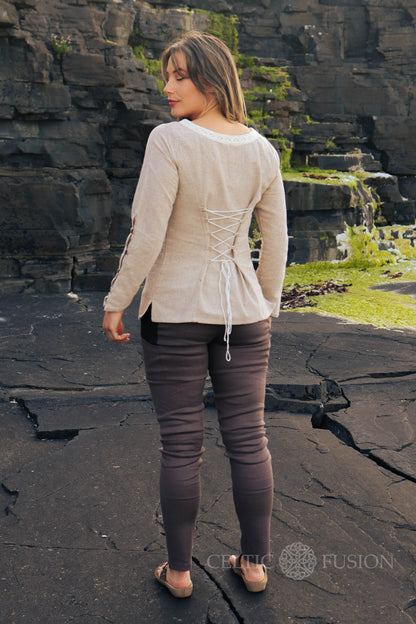 Celtic Fusion Design, Irish-designed folklore-inspired clothing created with a focus on sustainability, natural textures, and