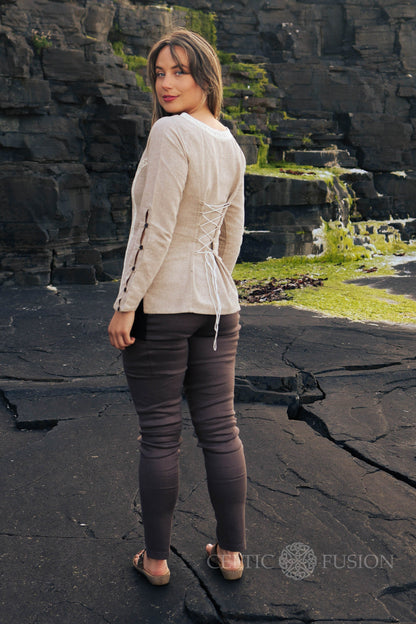 Celtic Fusion Design, Irish-designed folklore-inspired clothing created with a focus on sustainability, natural textures, and