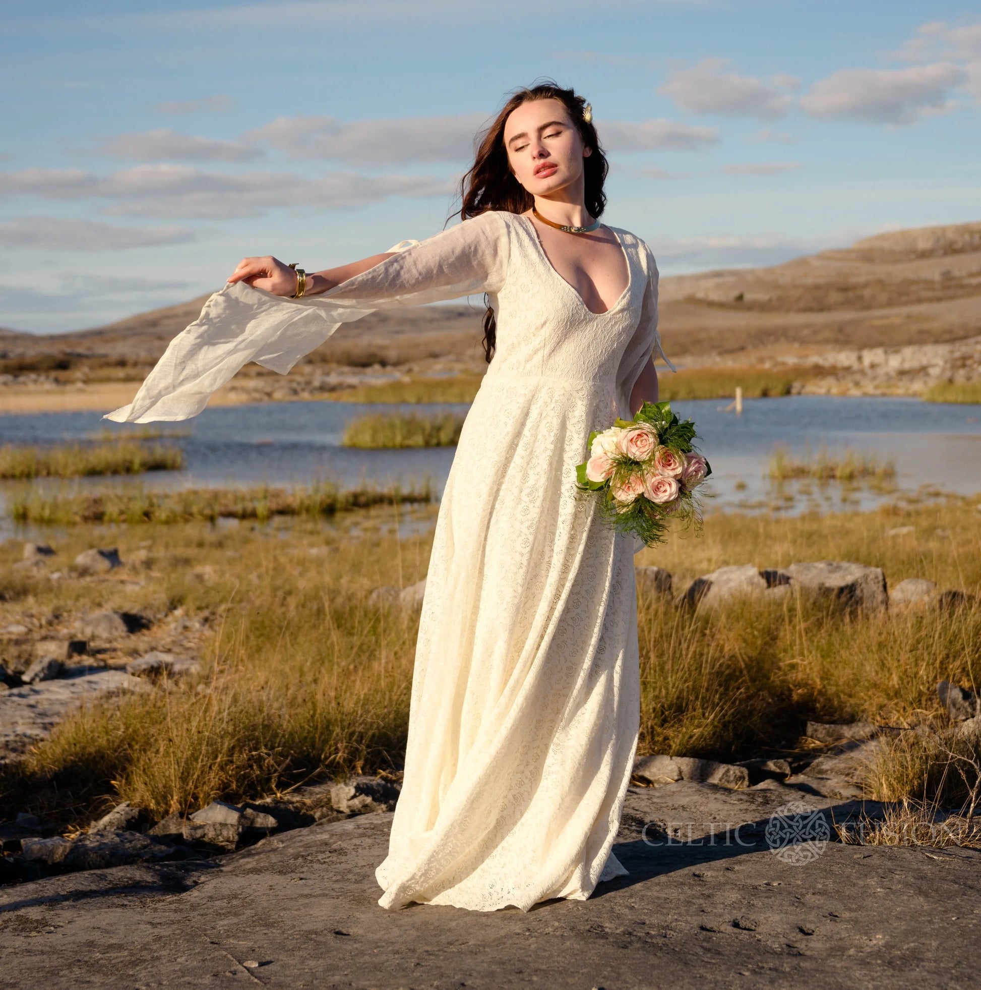Celtic Fusion Design, Irish-designed folklore-inspired clothing created with a focus on sustainability, natural textures, and