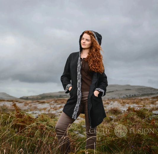 Celtic Fusion Design, Irish-designed folklore-inspired clothing created with a focus on sustainability, natural textures, and