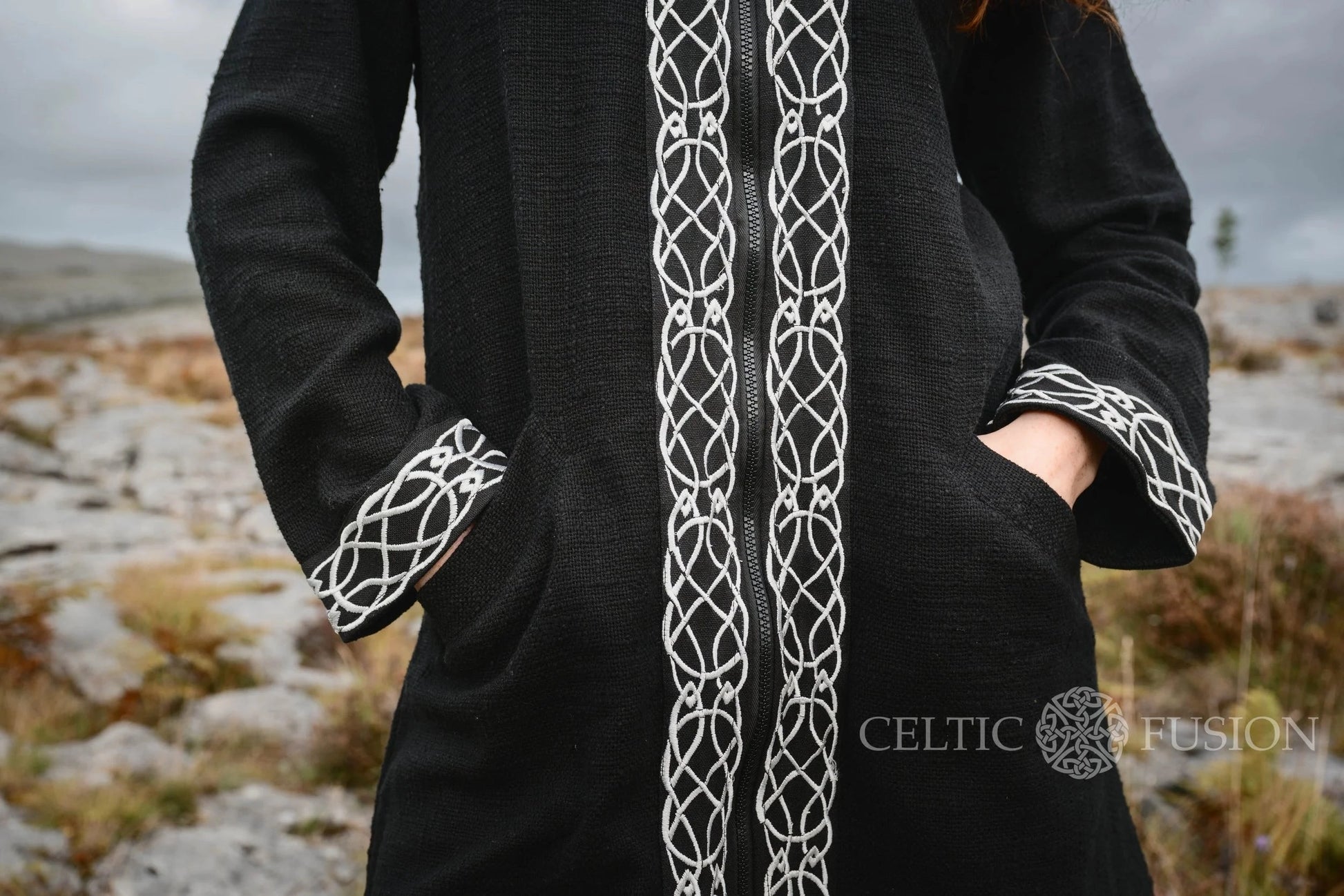 Celtic Fusion Design, Irish-designed folklore-inspired clothing created with a focus on sustainability, natural textures, and