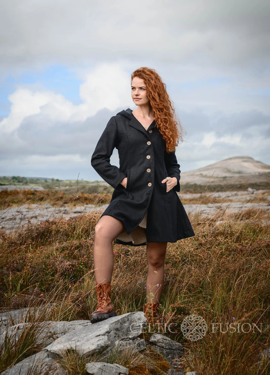 Celtic Fusion Design, Irish-designed folklore-inspired clothing created with a focus on sustainability, natural textures, and