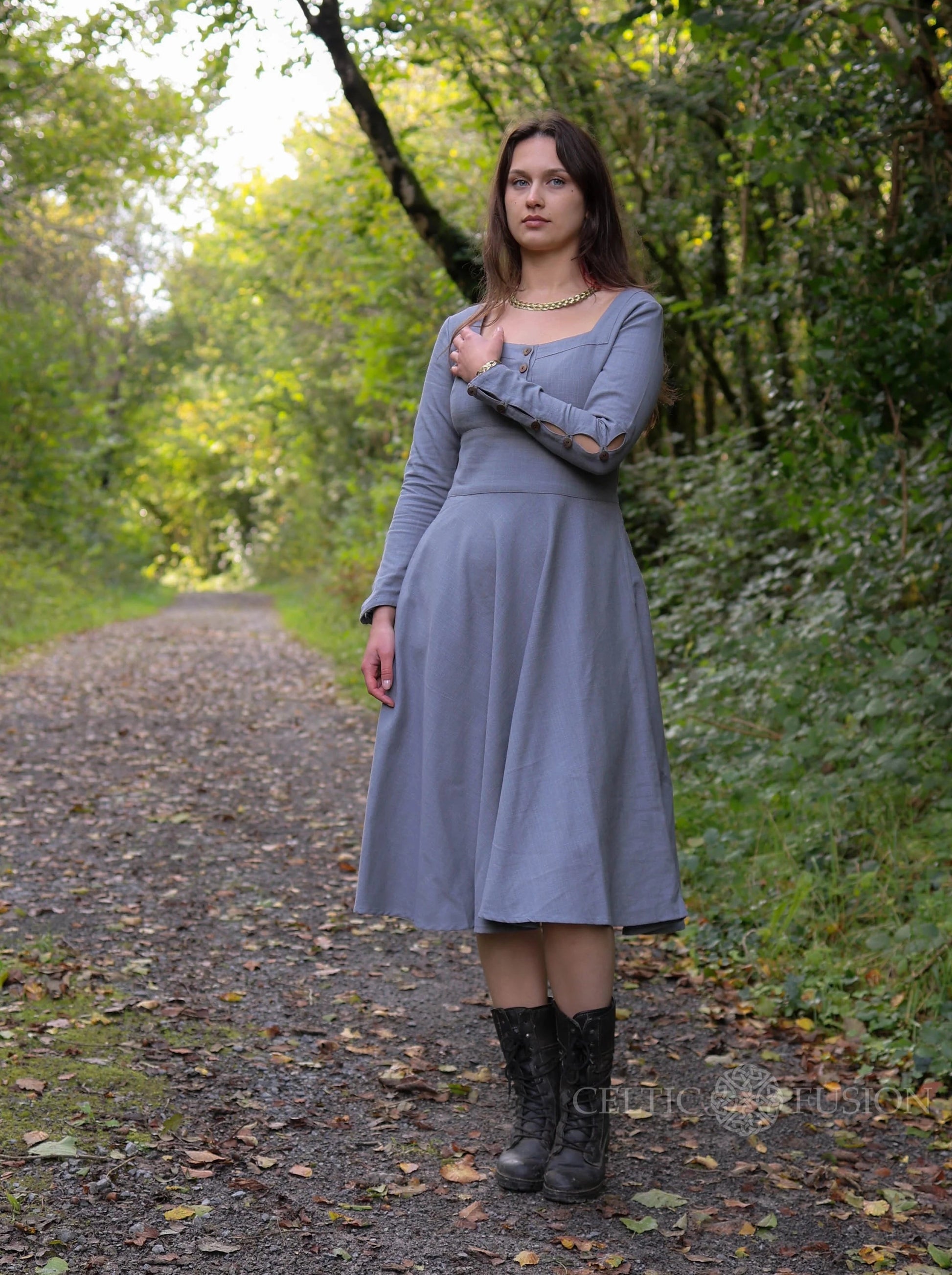 Celtic Fusion Design, Irish-designed folklore-inspired clothing created with a focus on sustainability, natural textures, and