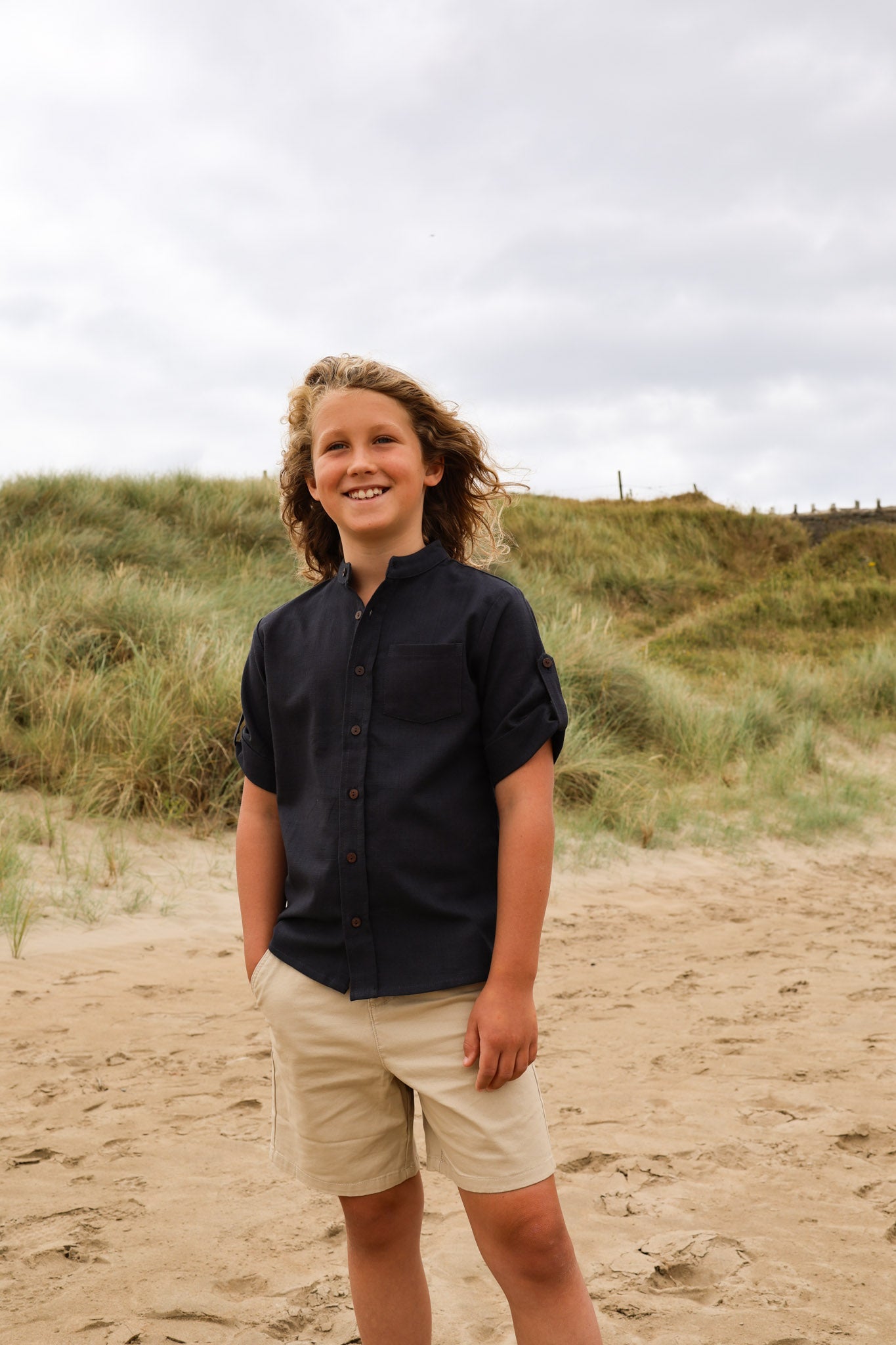 Boys Celtic Shield Button shirt