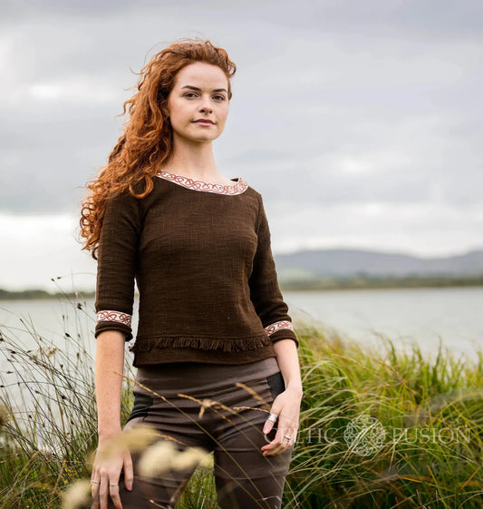 Celtic Fusion Design, Irish-designed folklore-inspired clothing created with a focus on sustainability, natural textures, and