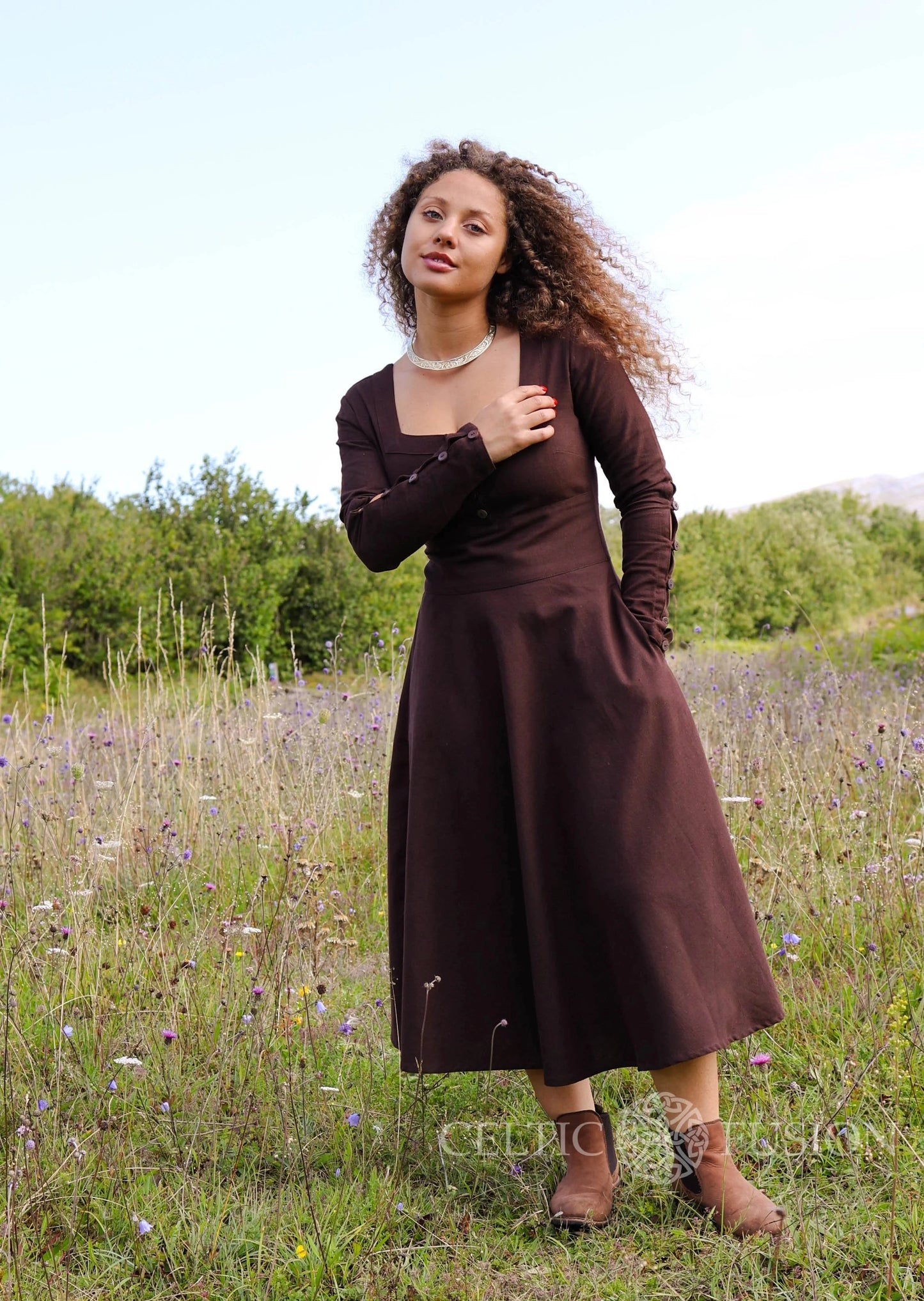 Celtic Fusion Design, Irish-designed folklore-inspired clothing created with a focus on sustainability, natural textures, and