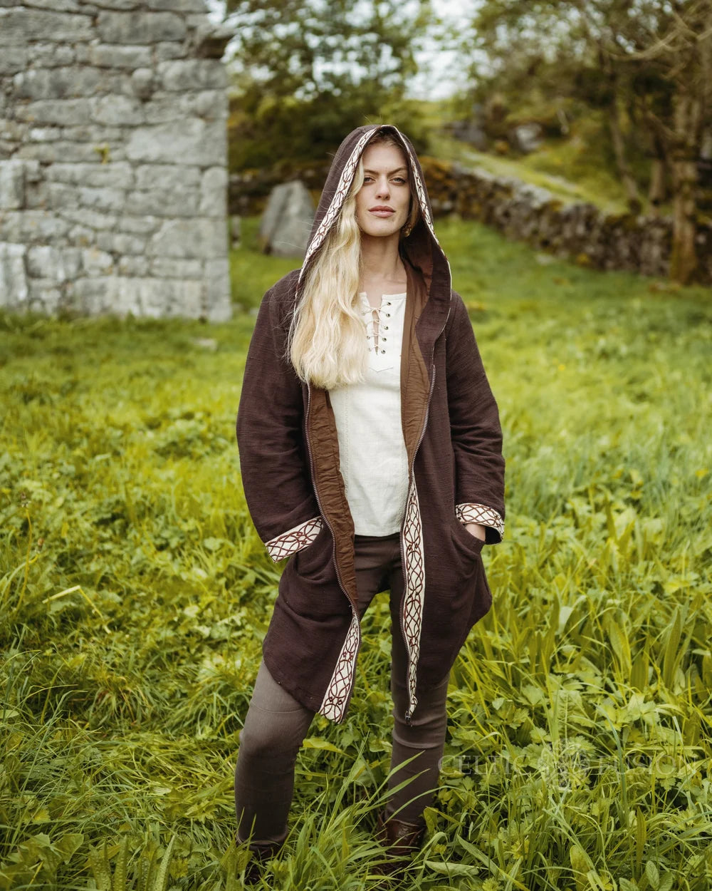 Celtic Fusion Design, Irish-designed folklore-inspired clothing created with a focus on sustainability, natural textures, and