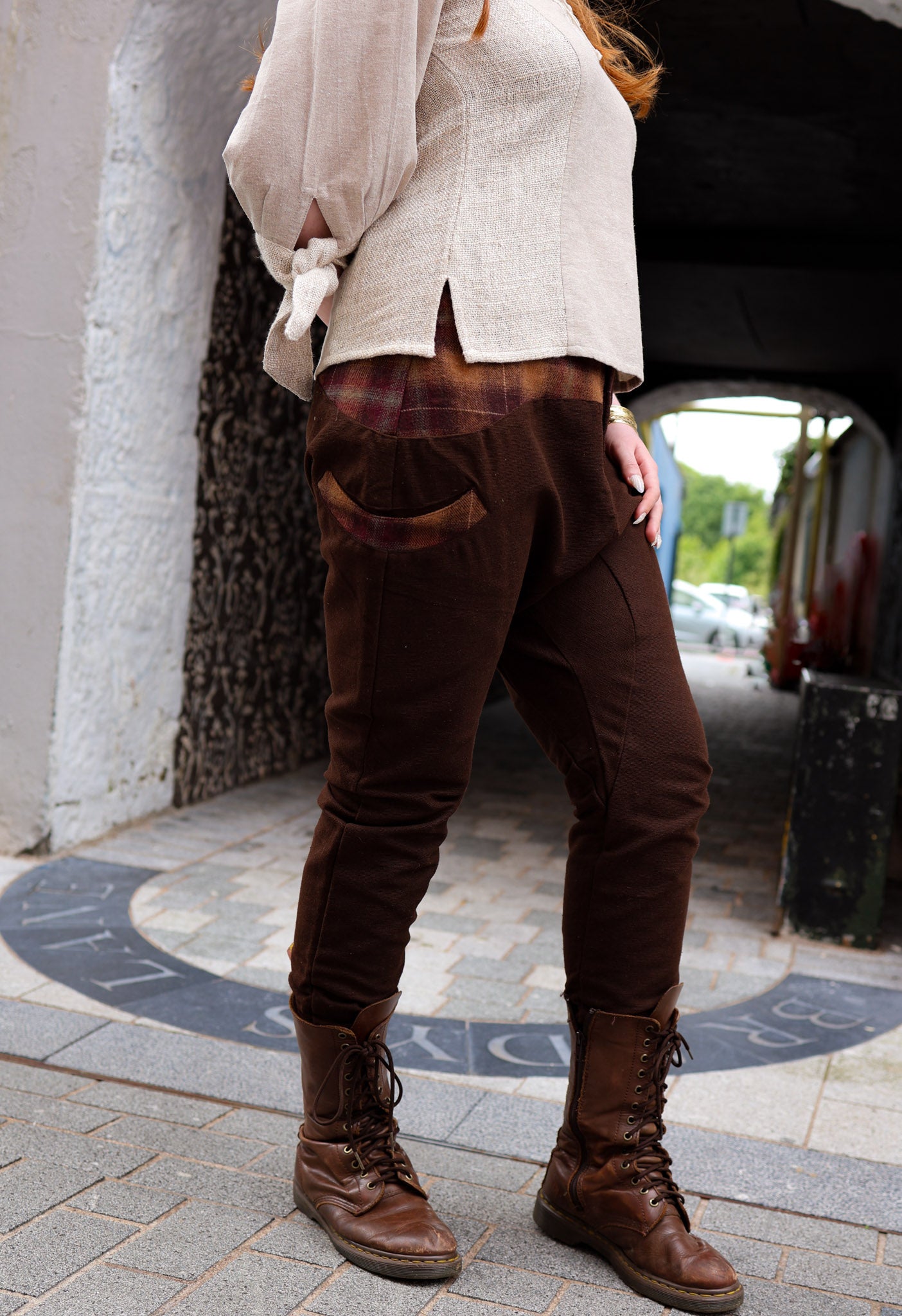 Bruine Low Rider Broek