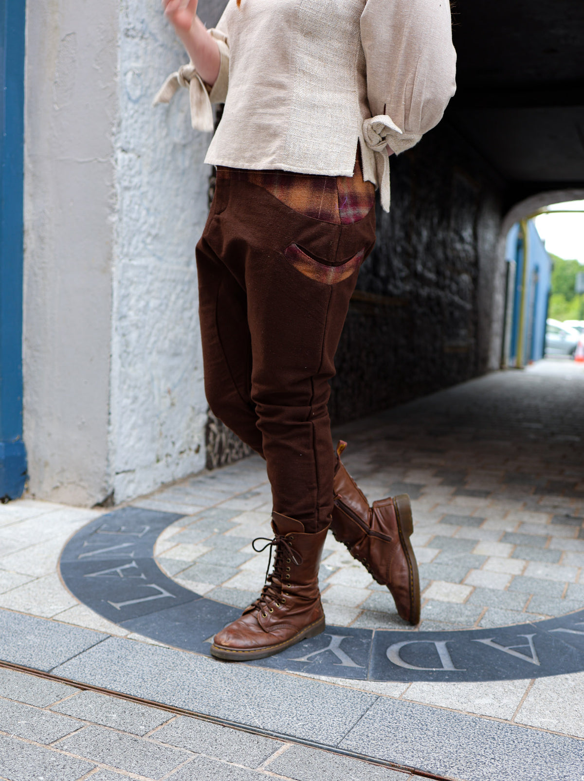 Bruine Low Rider Broek