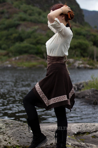 Celtic Fusion Design, Irish-designed folklore-inspired clothing created with a focus on sustainability, natural textures, and