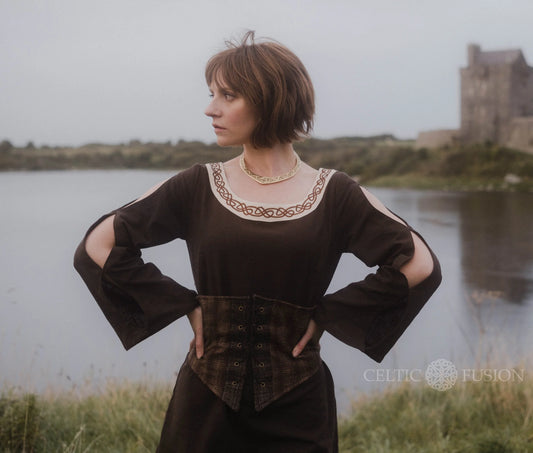 Celtic Fusion Design, Irish-designed folklore-inspired clothing created with a focus on sustainability, natural textures, and