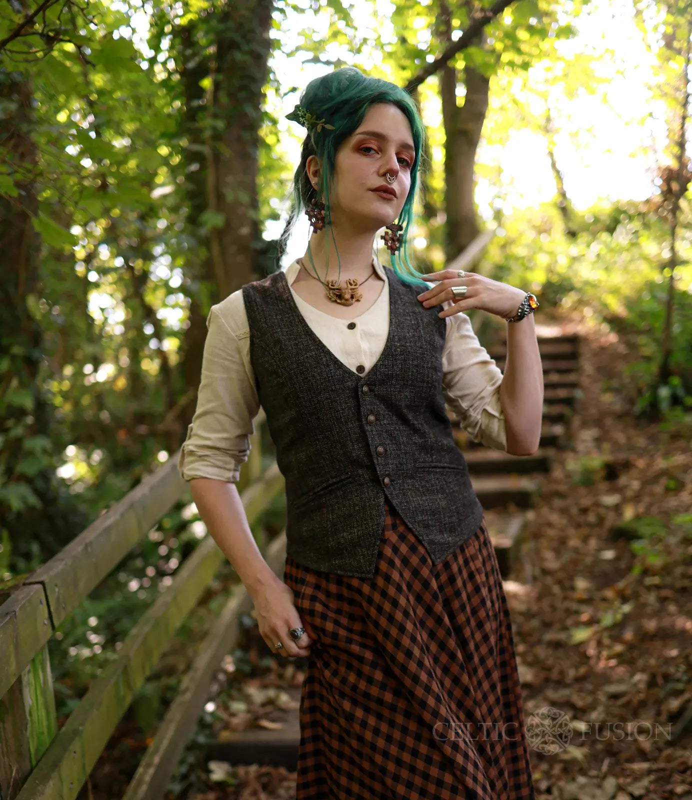 Celtic Fusion Design, Irish-designed folklore-inspired clothing created with a focus on sustainability, natural textures, and