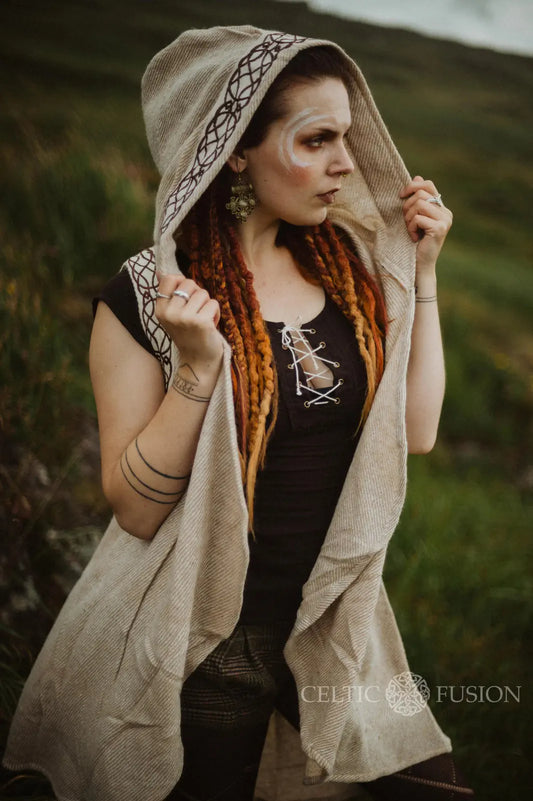 Celtic Fusion Design, Irish-designed folklore-inspired clothing created with a focus on sustainability, natural textures, and