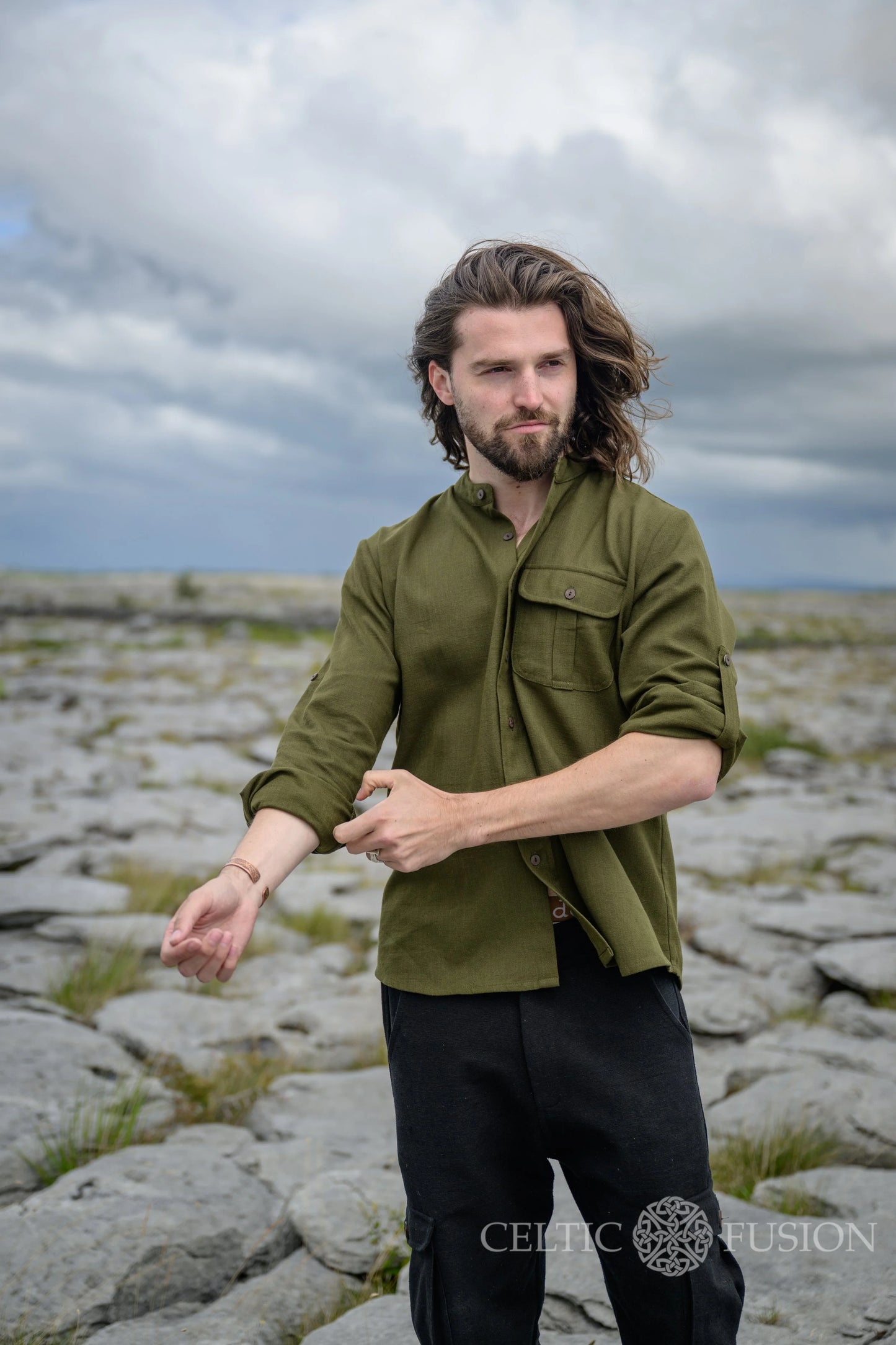 Celtic Fusion Design, Irish-designed folklore-inspired clothing created with a focus on sustainability, natural textures, and