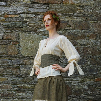 Celtic Fusion Design, Irish-designed folklore-inspired clothing created with a focus on sustainability, natural textures, and