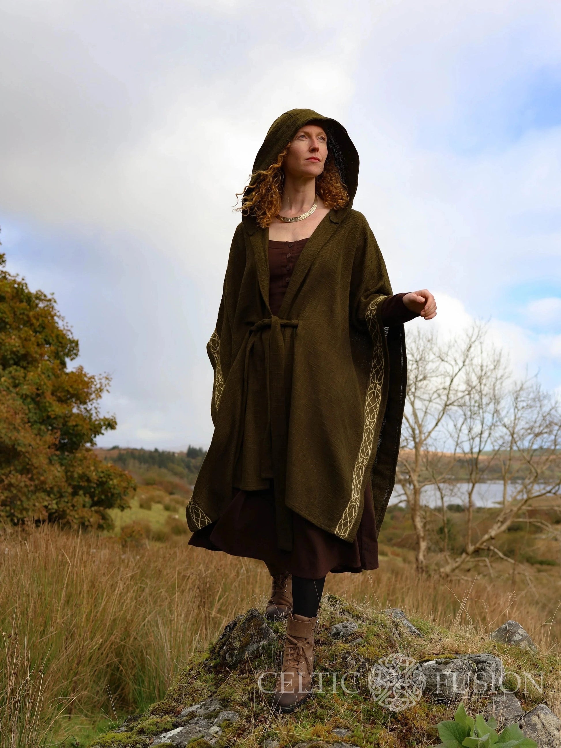 Celtic Fusion Design, Irish-designed folklore-inspired clothing created with a focus on sustainability, natural textures, and