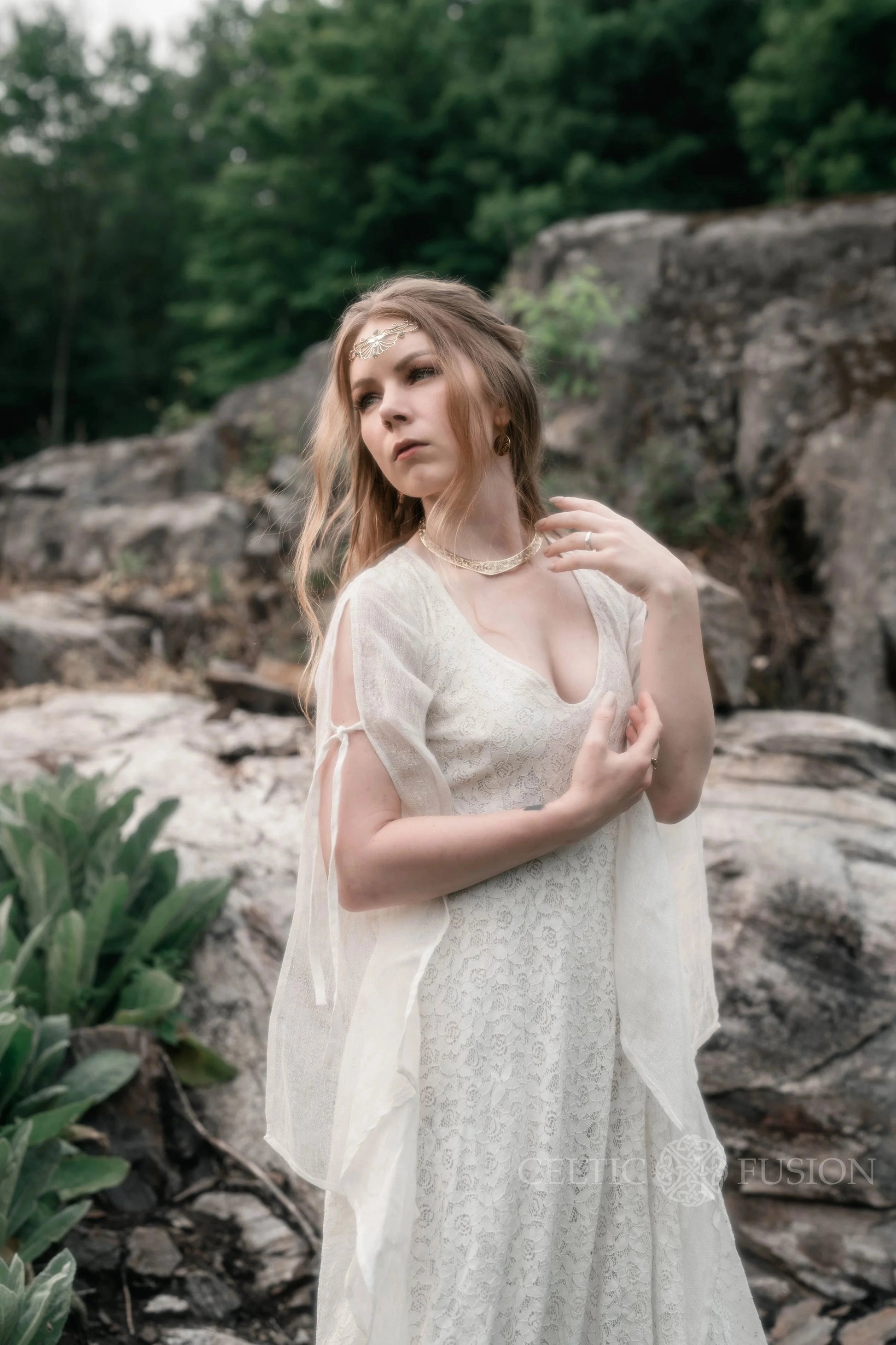 elvish wedding dress Imbas Fairytale Wedding Dress – celticfusiondesign