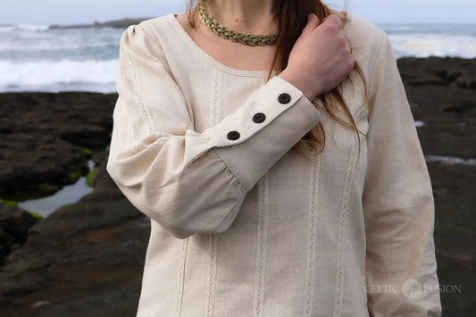 Celtic Fusion Design, Irish-designed folklore-inspired clothing created with a focus on sustainability, natural textures, and