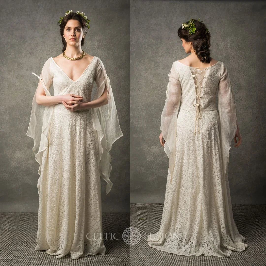 sachin and babi light blue dress Fairytale Wedding dress by Celtic Fusion design. – celticfusiondesign