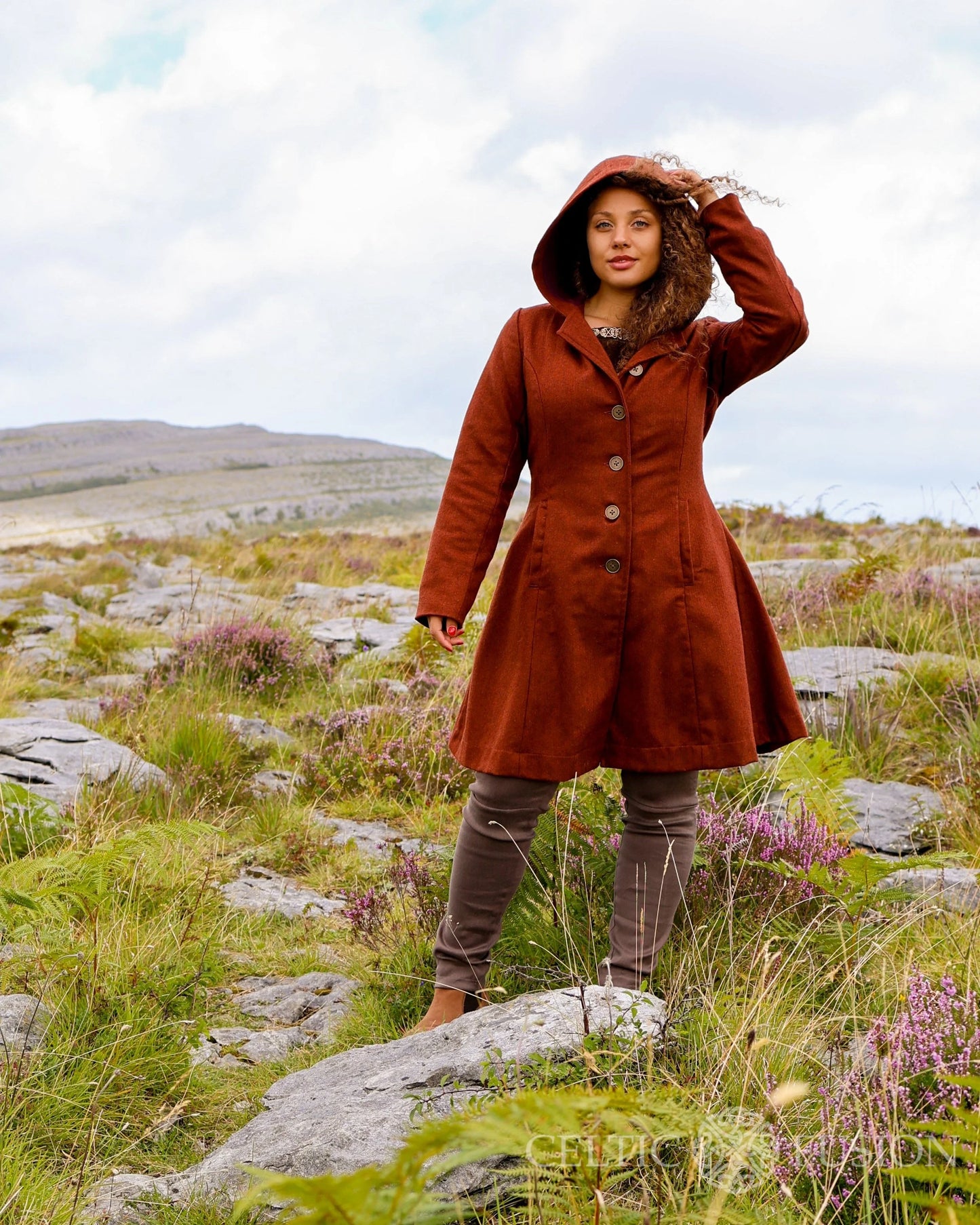 Celtic Fusion Design, Irish-designed folklore-inspired clothing created with a focus on sustainability, natural textures, and