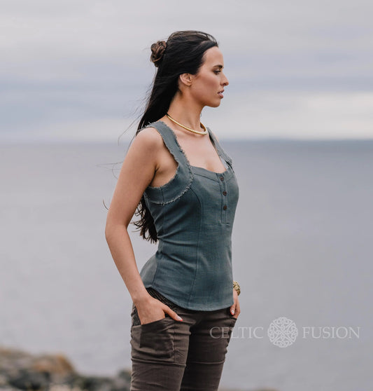 Celtic Fusion Design, Irish-designed folklore-inspired clothing created with a focus on sustainability, natural textures, and