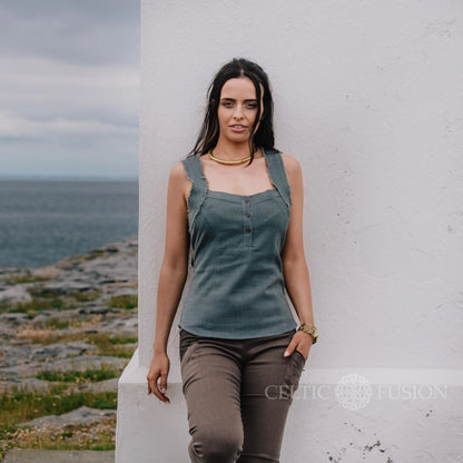 Celtic Fusion Design, Irish-designed folklore-inspired clothing created with a focus on sustainability, natural textures, and