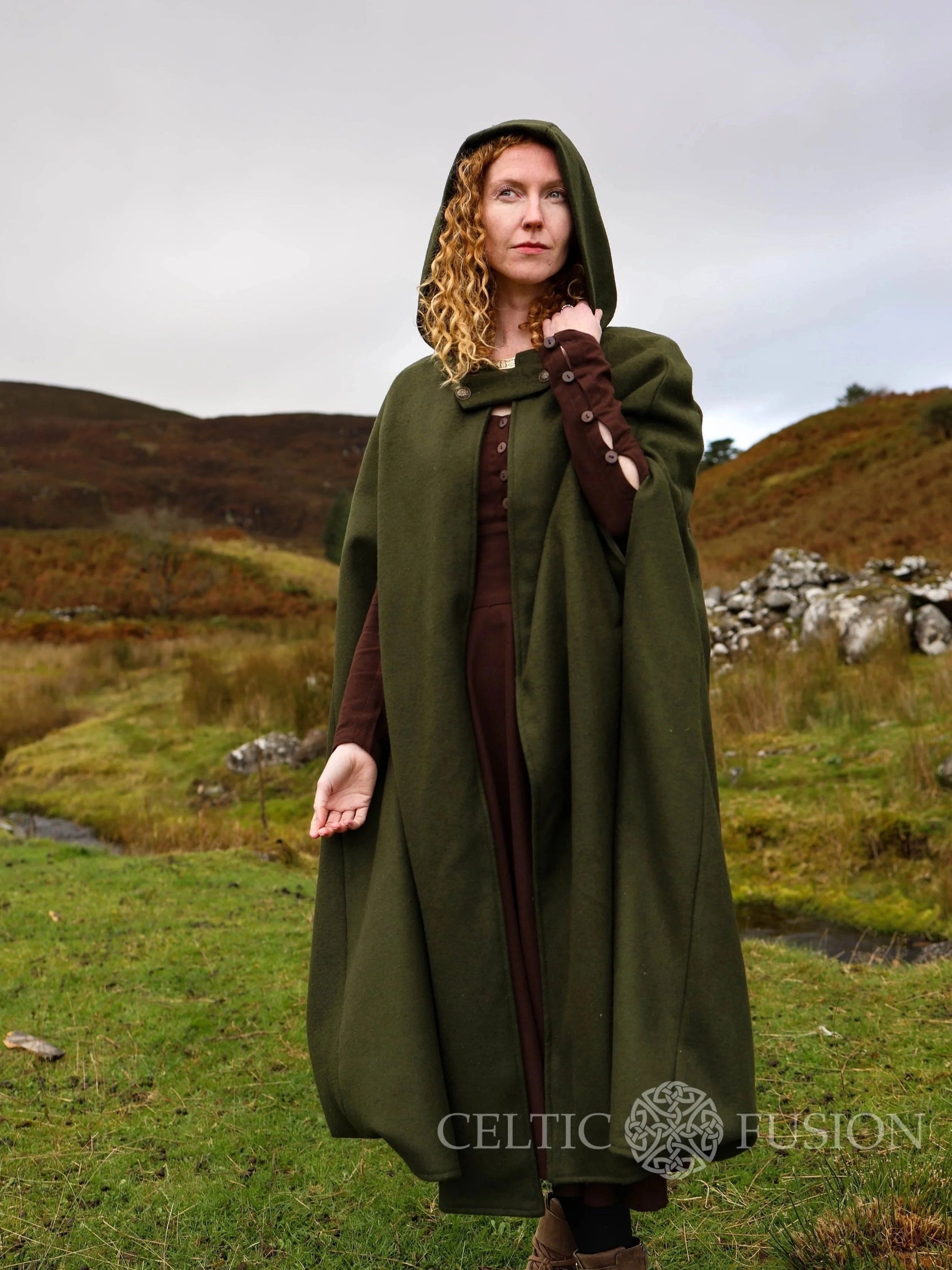 Celtic Fusion Design, Irish-designed folklore-inspired clothing created with a focus on sustainability, natural textures, and