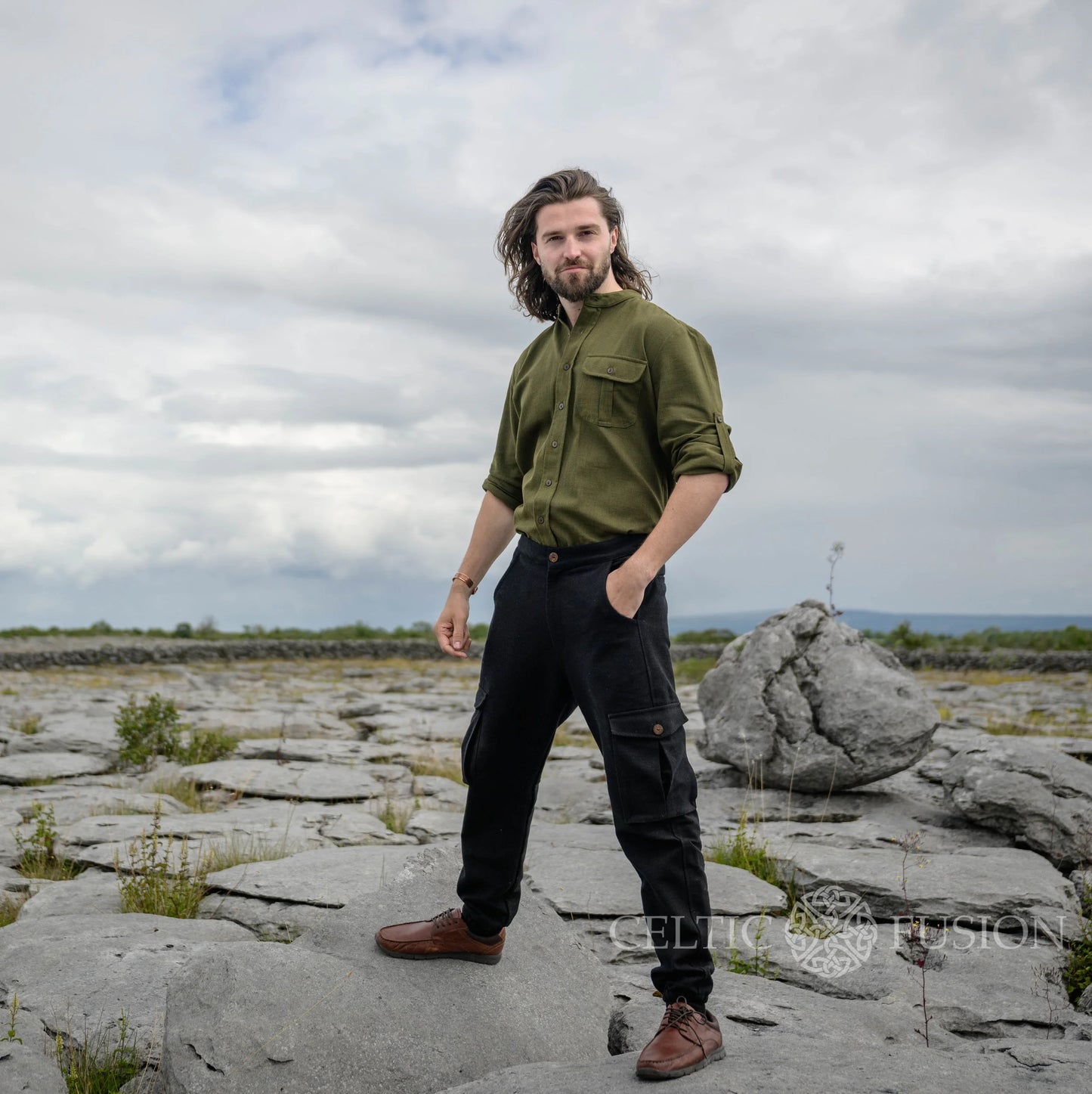 Celtic Fusion Design, Irish-designed folklore-inspired clothing created with a focus on sustainability, natural textures, and