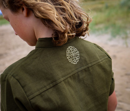 Boys Celtic Shield Button shirt