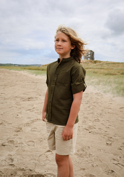 Boys Celtic Shield Button shirt