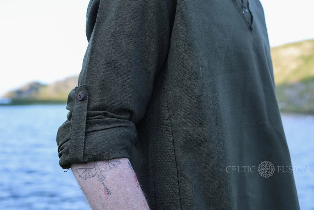 Celtic Fusion Design, Irish-designed folklore-inspired clothing created with a focus on sustainability, natural textures, and