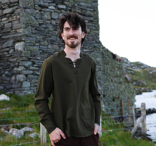 Celtic Fusion Design, Irish-designed folklore-inspired clothing created with a focus on sustainability, natural textures, and